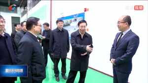 市委副书记、市长胡衡华莅临测威科技考察调研